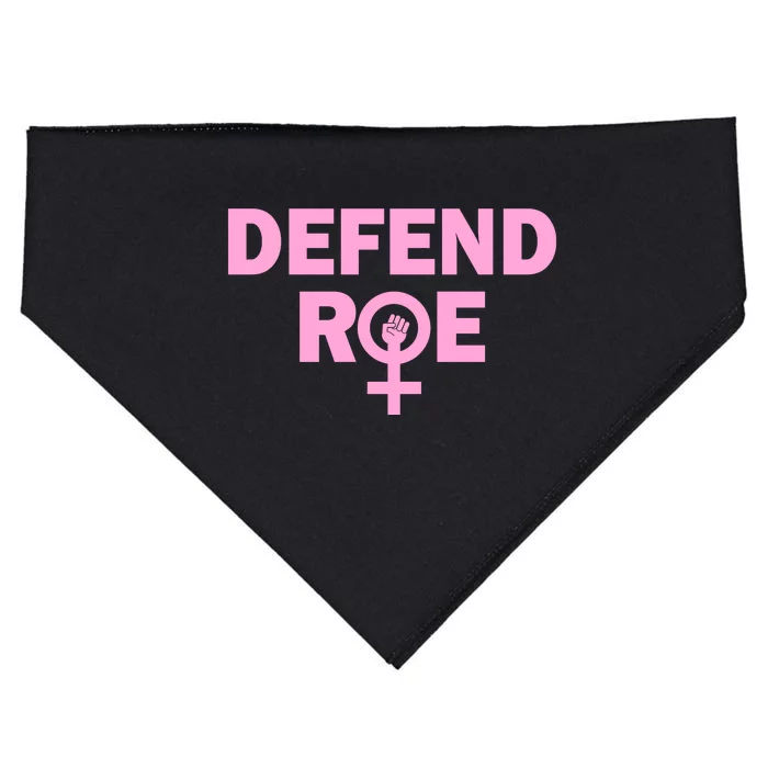 Defend Roe V Wade Feminist Rights Feminism Pro Choice Pro Roe USA-Made Doggie Bandana