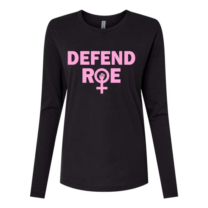 Defend Roe V Wade Feminist Rights Feminism Pro Choice Pro Roe Womens Cotton Relaxed Long Sleeve T-Shirt