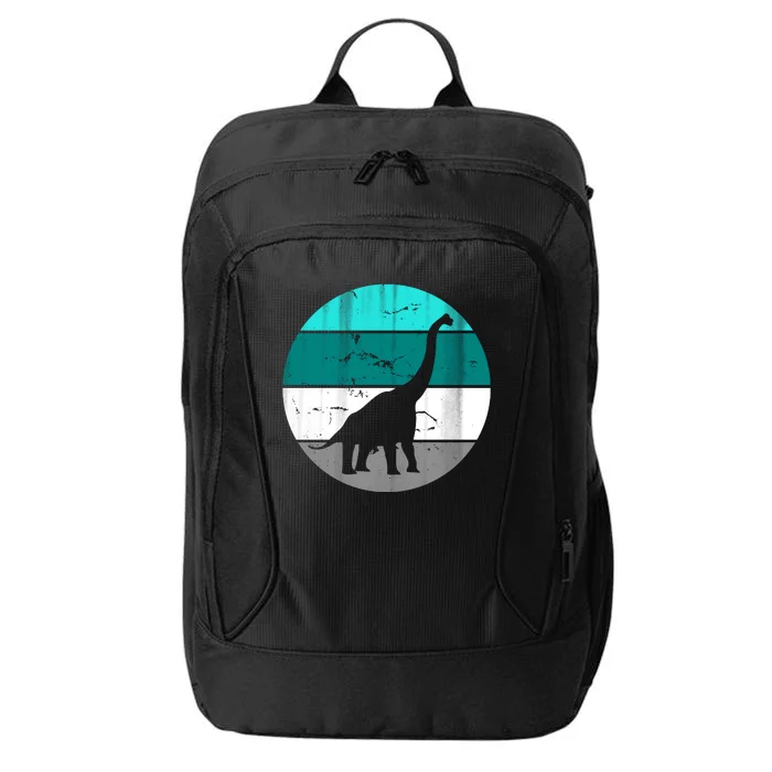 Dino Retro Vintage Brachiosaurus City Backpack