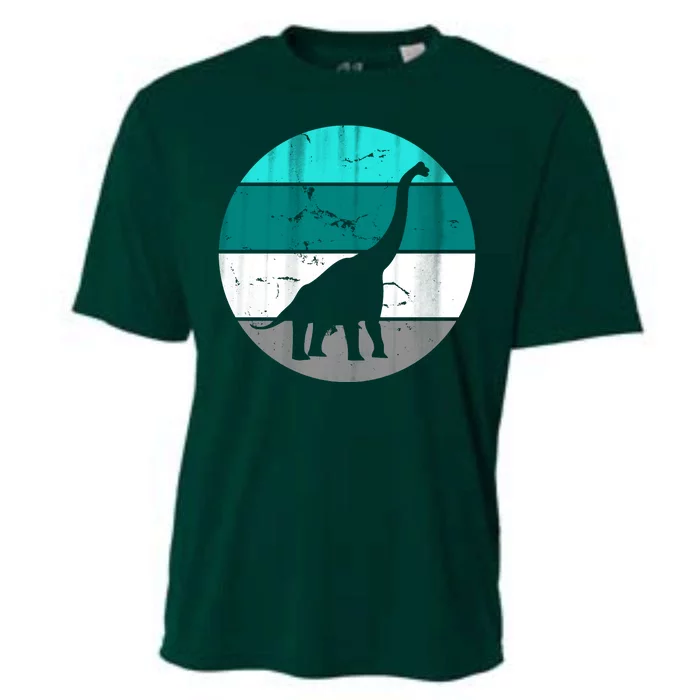 Dino Retro Vintage Brachiosaurus Cooling Performance Crew T-Shirt