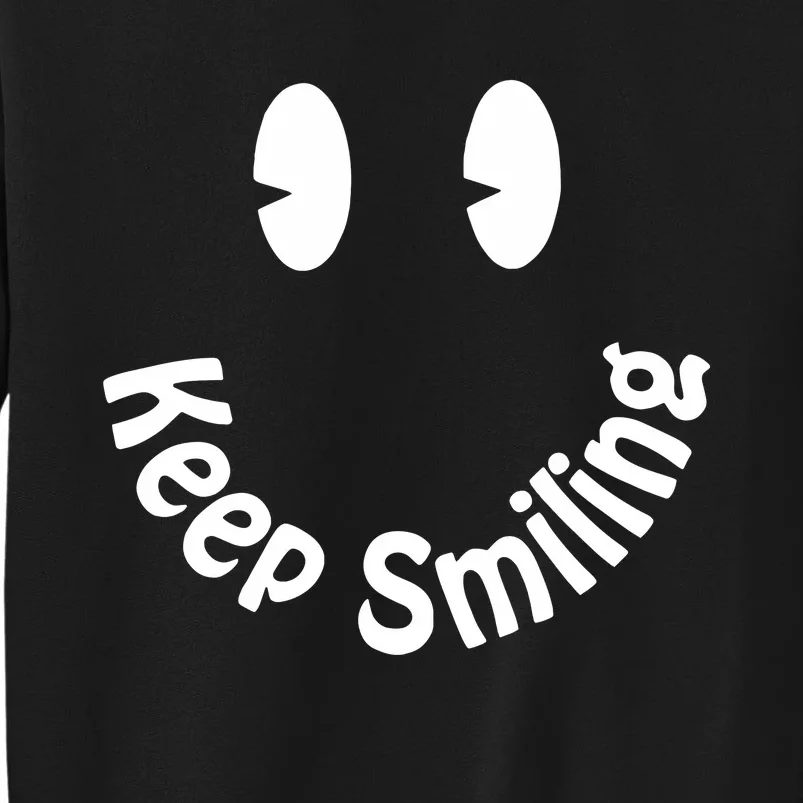 Devon Rodriguez Wearing Keep Smiling Sweatshirt