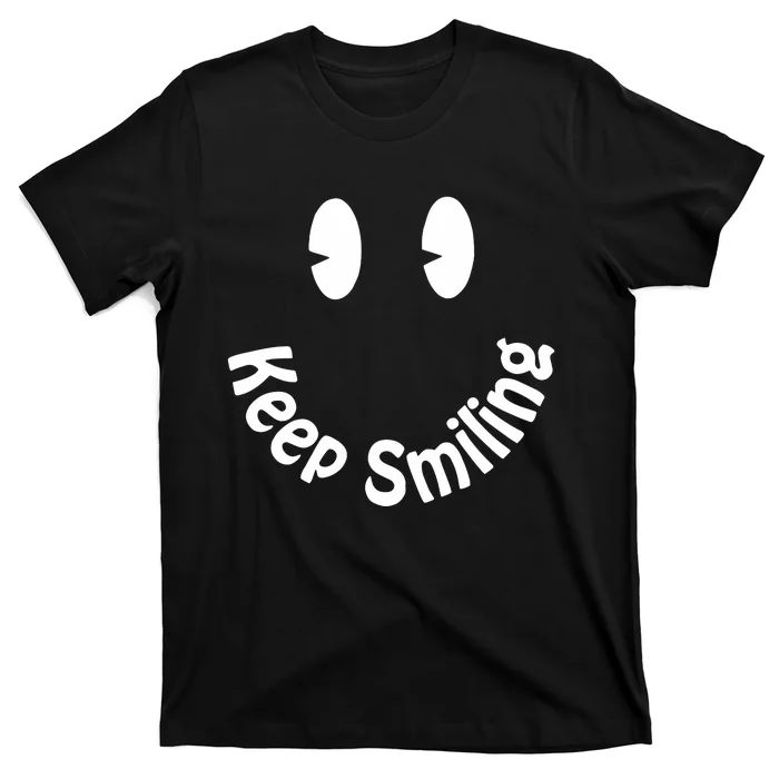 Devon Rodriguez Wearing Keep Smiling T-Shirt