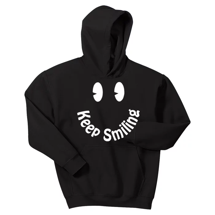 Devon Rodriguez Wearing Keep Smiling Kids Hoodie