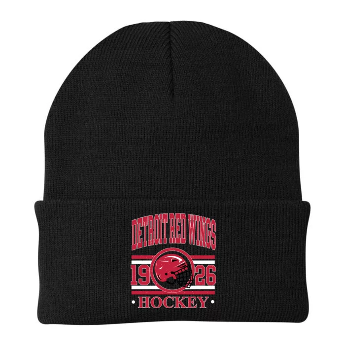 Detroit Red Wing Hockey Team Supporter Knit Cap Winter Beanie