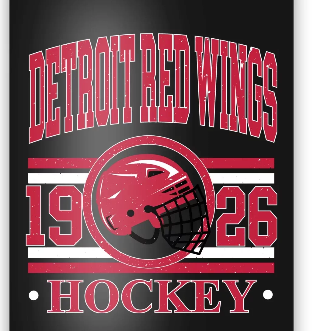 Detroit Red Wing Hockey Team Supporter Poster