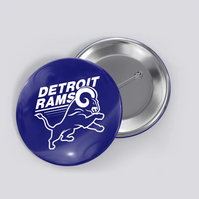 Detroit Rams World Champions Button