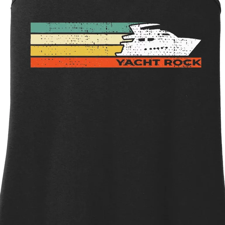 Distressed Retro Yacht Rock Ladies Essential Tank