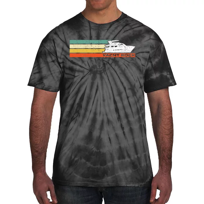 Distressed Retro Yacht Rock Tie-Dye T-Shirt