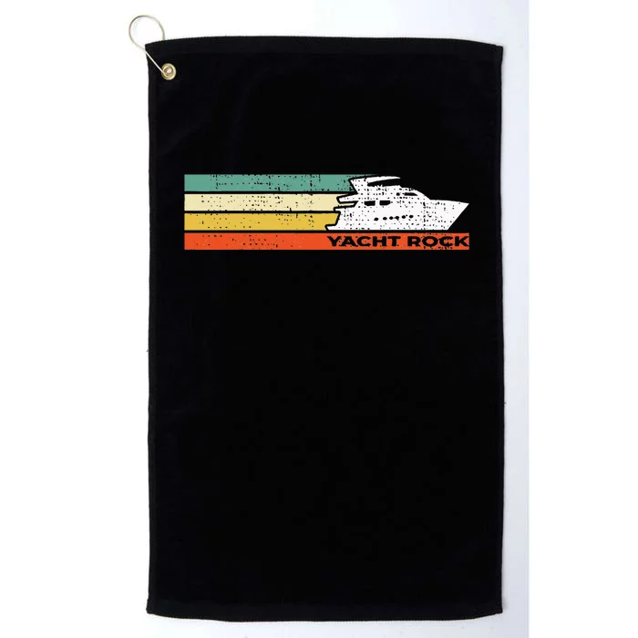 Distressed Retro Yacht Rock Platinum Collection Golf Towel