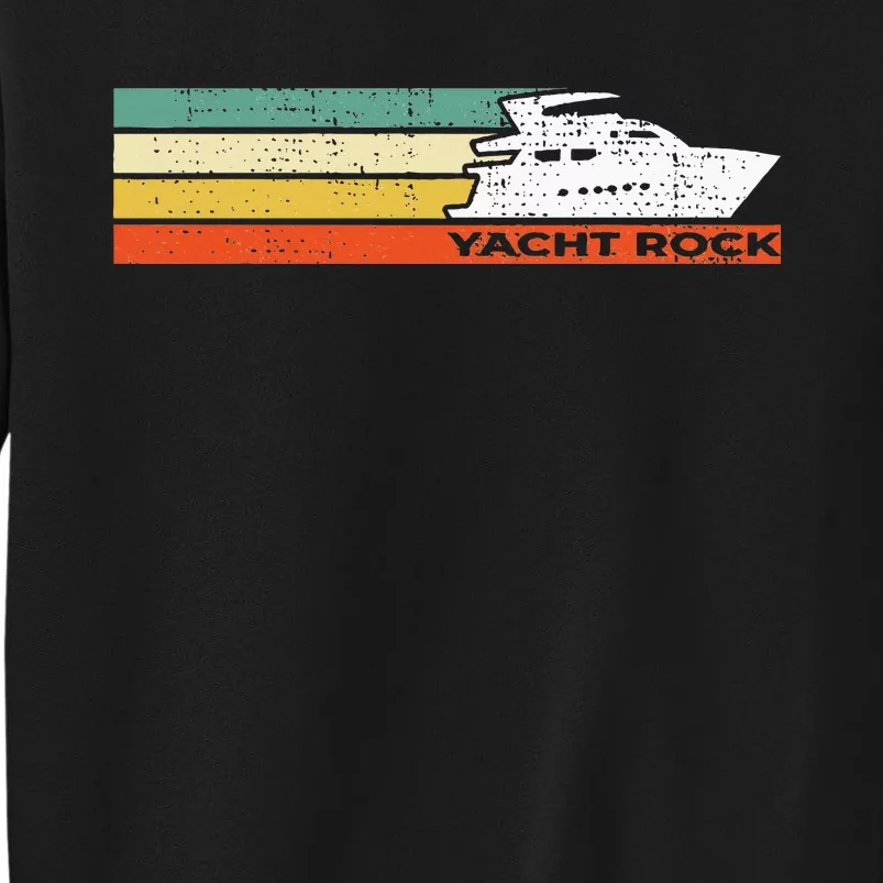 Distressed Retro Yacht Rock Tall Sweatshirt