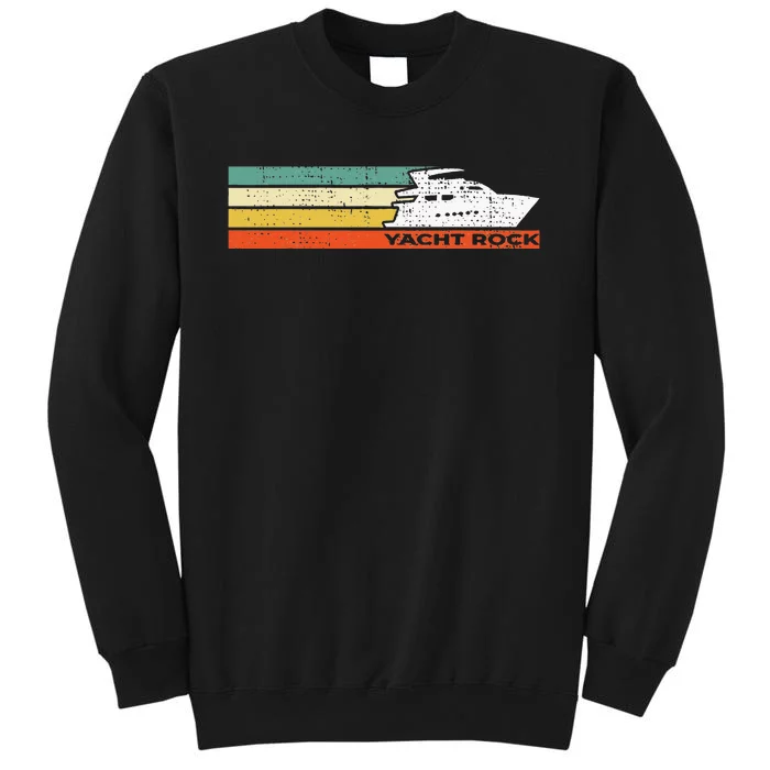 Distressed Retro Yacht Rock Tall Sweatshirt