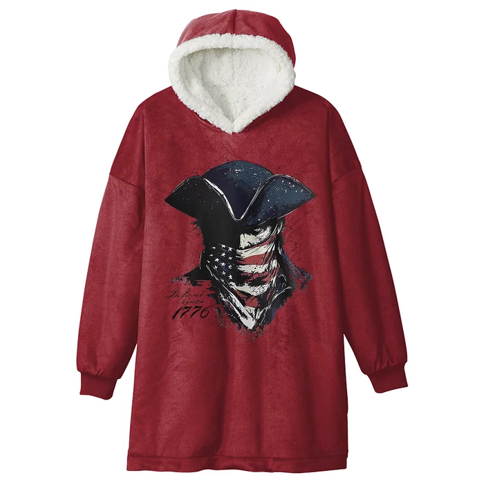 Defiant Since 1776 Hooded Wearable Blanket