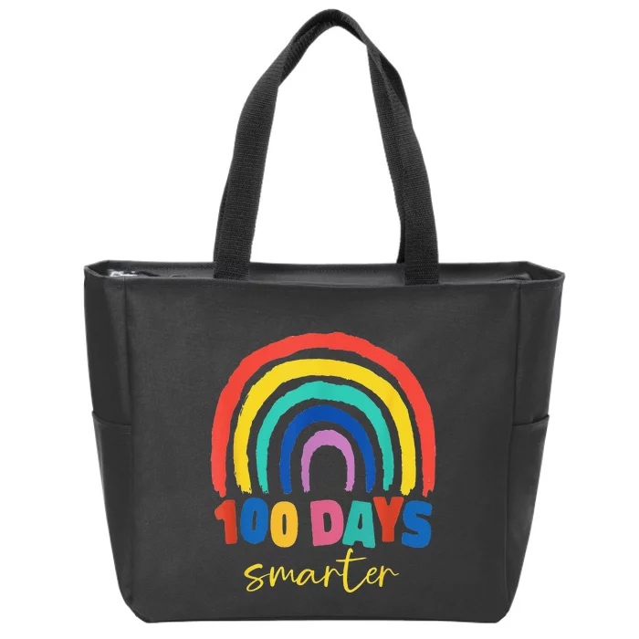 Days Smarter 100th Day 100 Days Smarter Zip Tote Bag