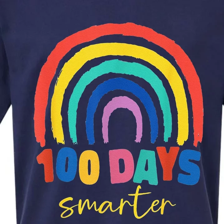 Days Smarter 100th Day 100 Days Smarter Sueded Cloud Jersey T-Shirt