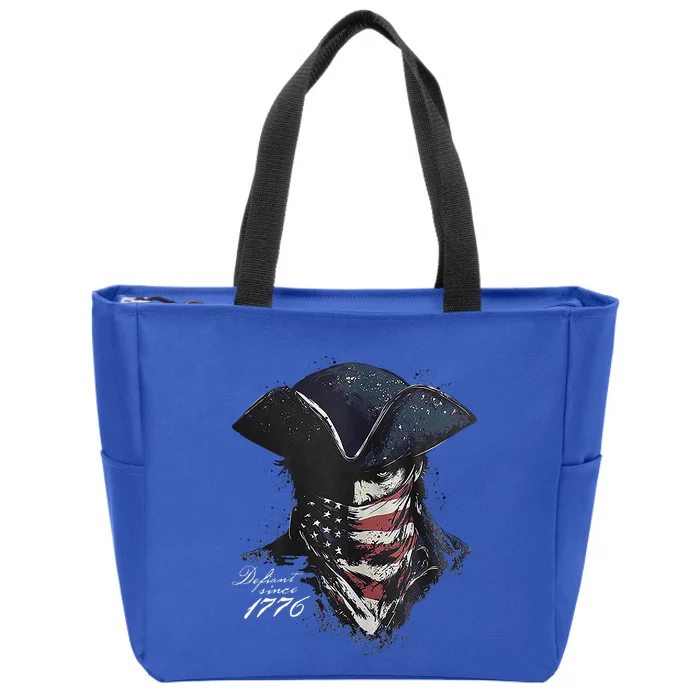 Defiant Since 1776 Zip Tote Bag