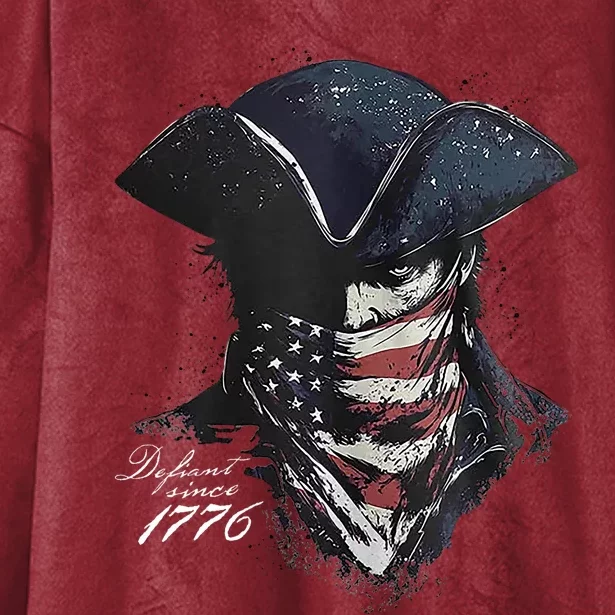 Defiant Since 1776 Hooded Wearable Blanket