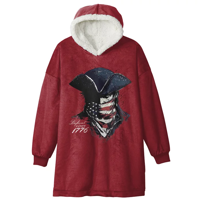 Defiant Since 1776 Hooded Wearable Blanket