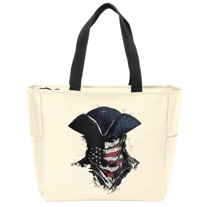 Defiant Since 1776 Zip Tote Bag