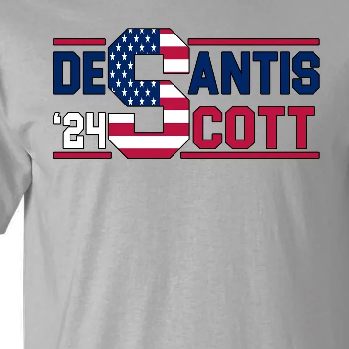 Desantis Scott 2024 Election USA Tall T-Shirt