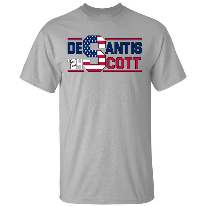 Desantis Scott 2024 Election USA Tall T-Shirt