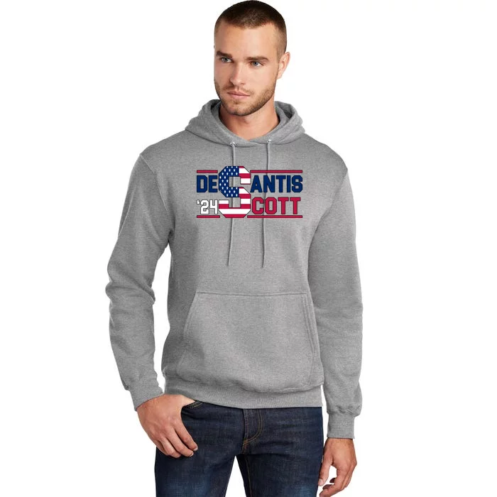 Desantis Scott 2024 Election USA Tall Hoodie