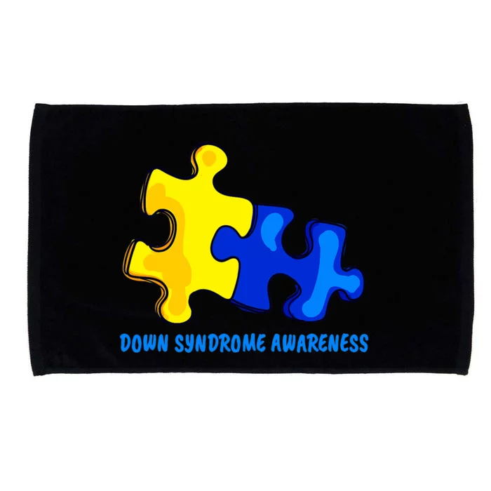 Down Syndrome 21 March Puzzle Down Syndrome Awareness Day Microfiber Hand Towel