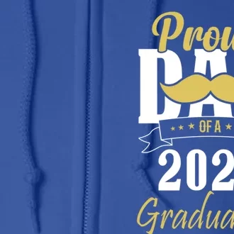 Dad Senior 2025 Proud Dad Of A Class Of 2025 Senior Graduate Gift Full Zip Hoodie