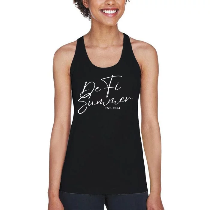 Defi Summer 2024 Women's Racerback Tank