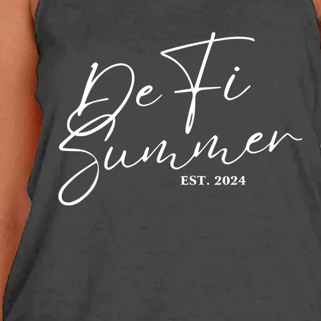 Defi Summer 2024 Women's Knotted Racerback Tank