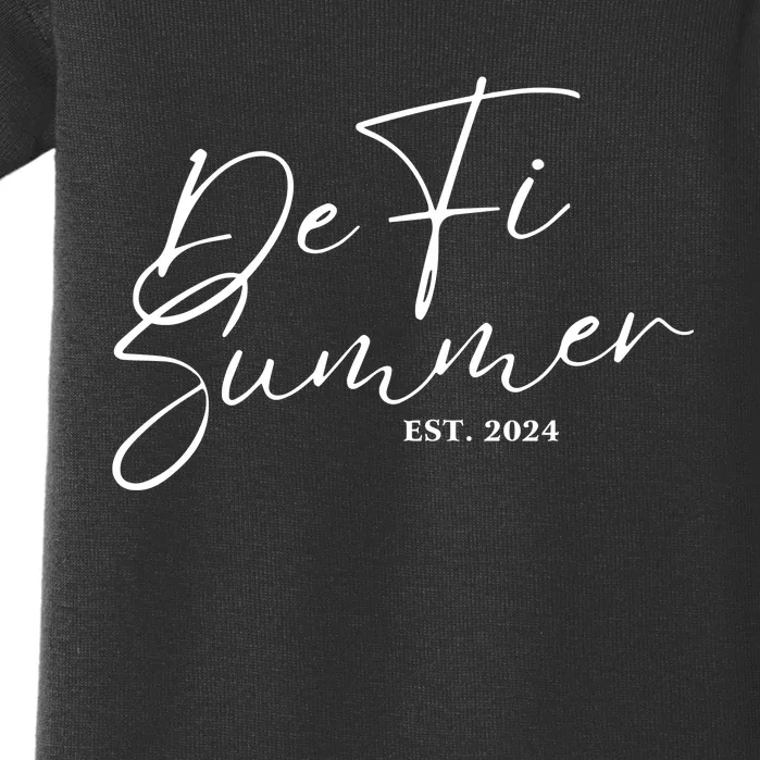 Defi Summer 2024 Baby Bodysuit