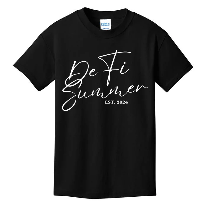 Defi Summer 2024 Kids T-Shirt