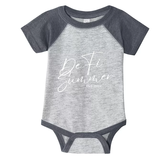 Defi Summer 2024 Infant Baby Jersey Bodysuit