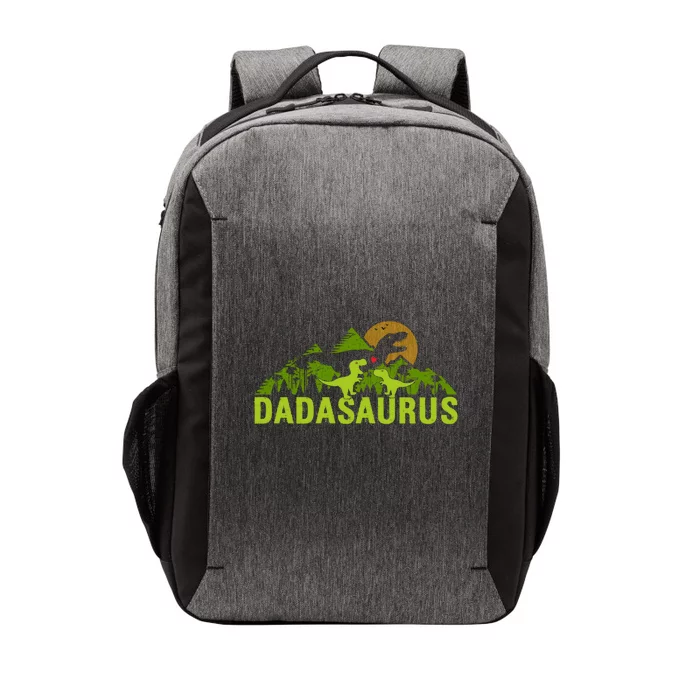 Dada Saurus 2 Dad Dinosaur Xmas Dadasaurus Fathers Day Gift Vector Backpack