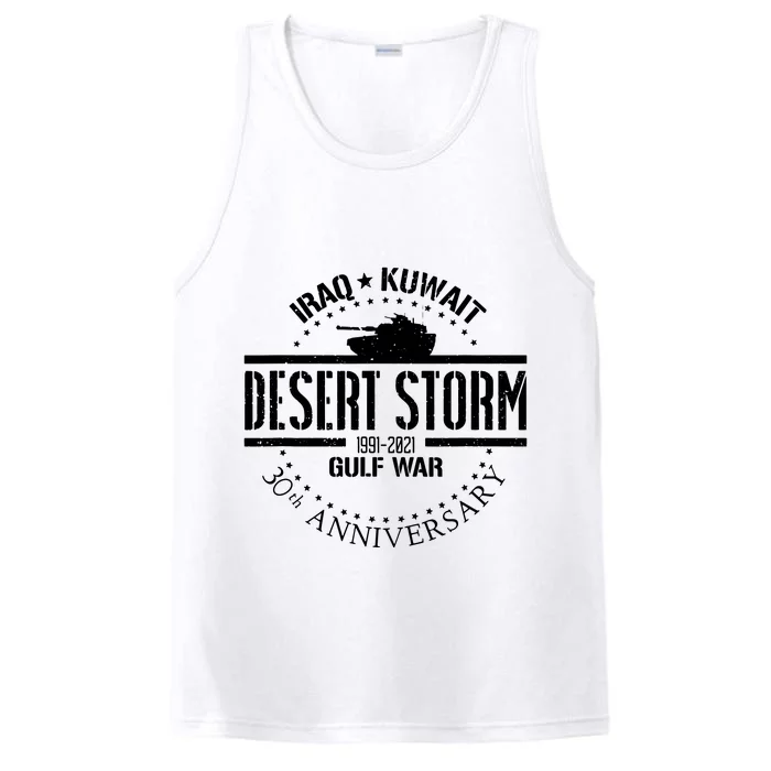 Desert Storm 30th Anniversary 1991 Gulf War Veteran Military Performance Tank