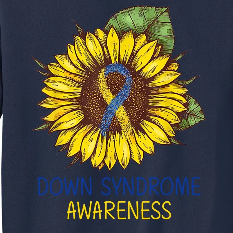 Down Syndrome Awareness Sunflower Ribbon Sweatshirt