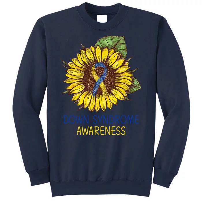 Down Syndrome Awareness Sunflower Ribbon Sweatshirt