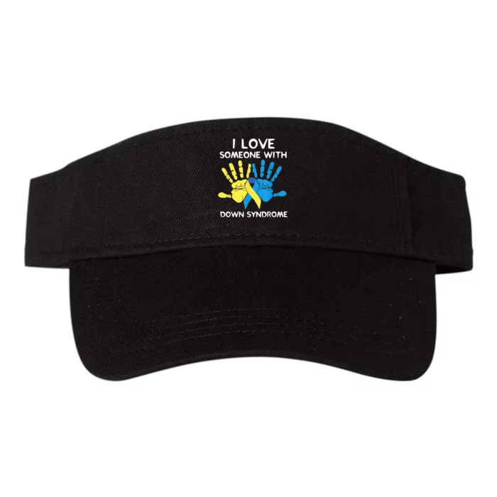 Down Syndrome Awareness  I Love Someone With Down Syndrome Valucap Bio-Washed Visor