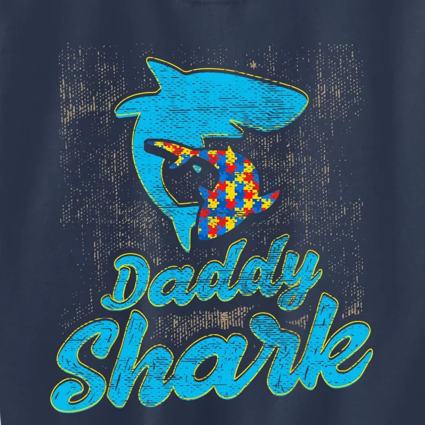 Daddy Shark Autism Awareness For Dad Father Kids Sweatshirt