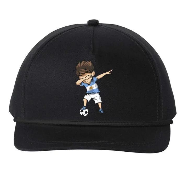 Dabbing Soccer Argentina Jersey Argentinian Football Snapback Five-Panel Rope Hat