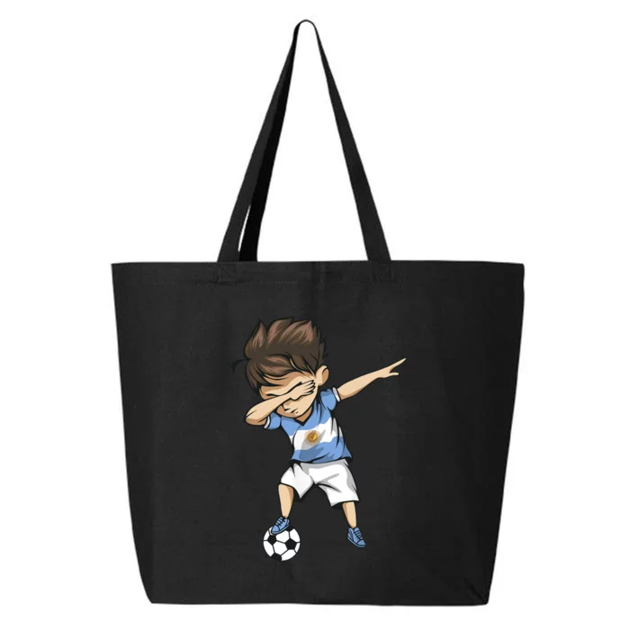 Dabbing Soccer Argentina Jersey Argentinian Football 25L Jumbo Tote