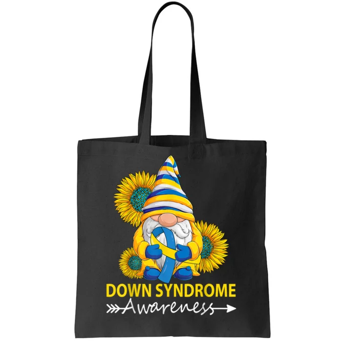 Down Syndrome Awareness  Gnome Down Right Perfect T21 kid Tote Bag