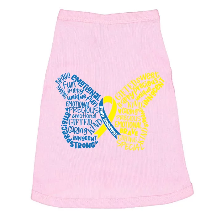 Down Syndrome Awareness Butterfly Doggie Tank