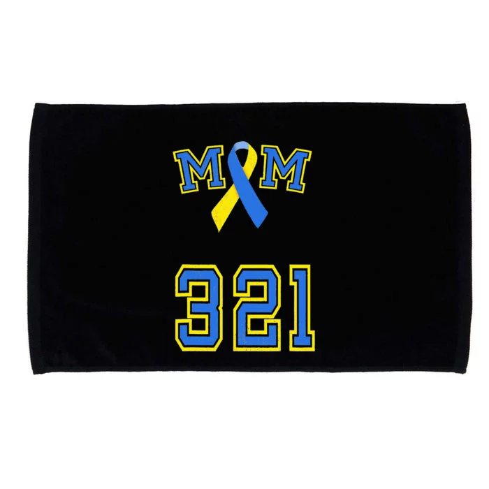 Down Syndrome Awareness Trisomy 21 Mom T 3 21 Month Microfiber Hand Towel