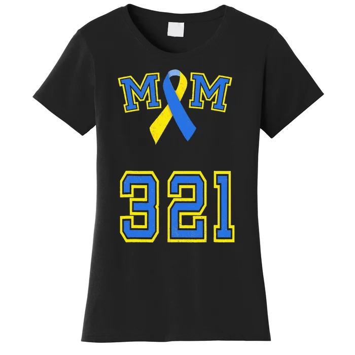 Down Syndrome Awareness Trisomy 21 Mom T 3 21 Month Women's T-Shirt