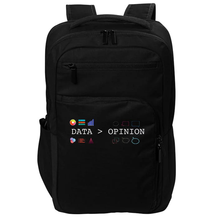 Data Science And Statistics Data Is Greater Than Opinion Impact Tech Backpack