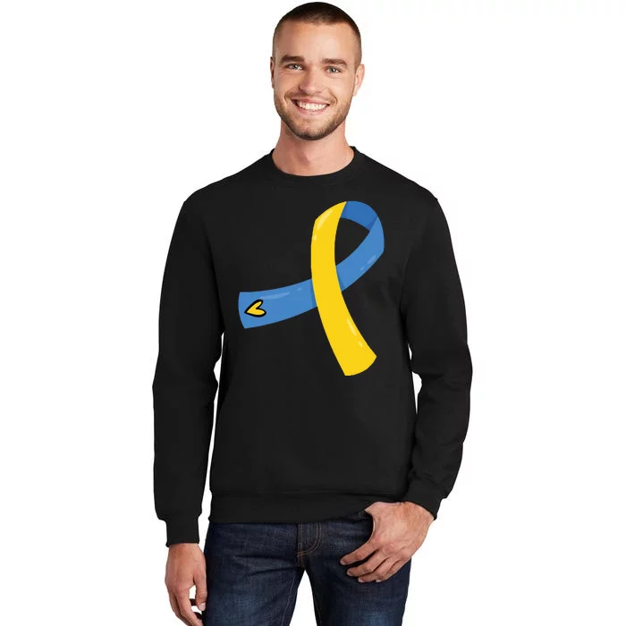 Down Syndrome Awareness Ribbon Sweatshirt