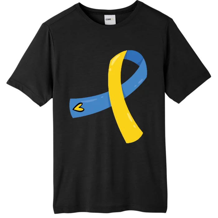 Down Syndrome Awareness Ribbon ChromaSoft Performance T-Shirt