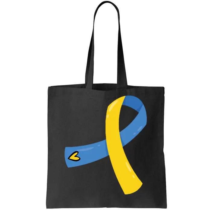 Down Syndrome Awareness Ribbon Tote Bag