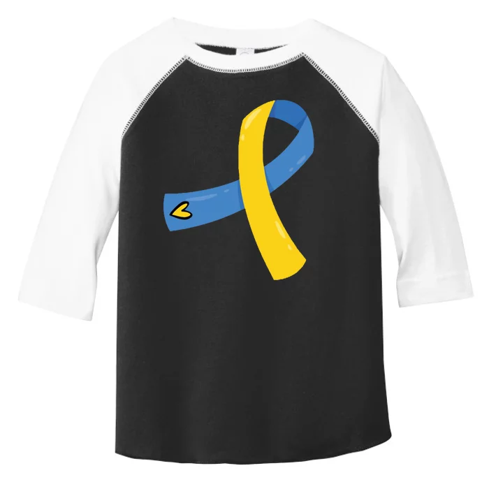 Down Syndrome Awareness Ribbon Toddler Fine Jersey T-Shirt