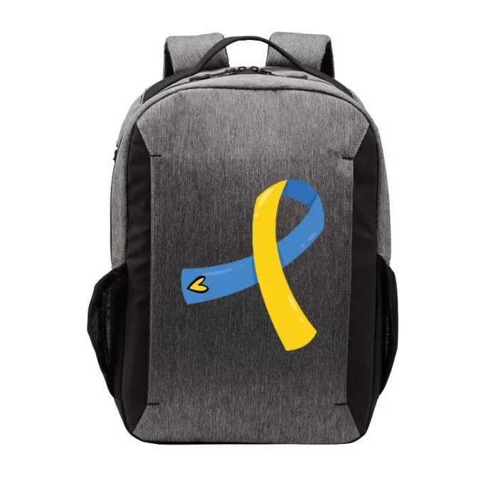 Down Syndrome Awareness Ribbon Vector Backpack